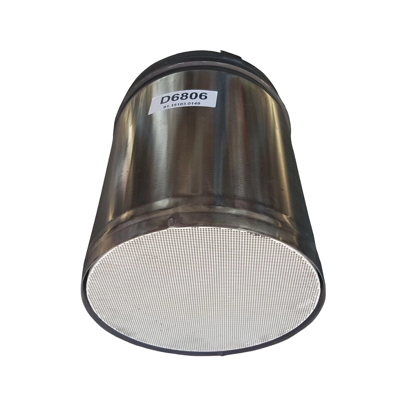 Filtro DPF integrado en silenciador Filtro DPF integrado en silenciador