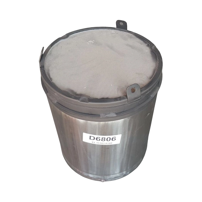 Filtro DPF integrado en silenciador Filtro DPF integrado en silenciador